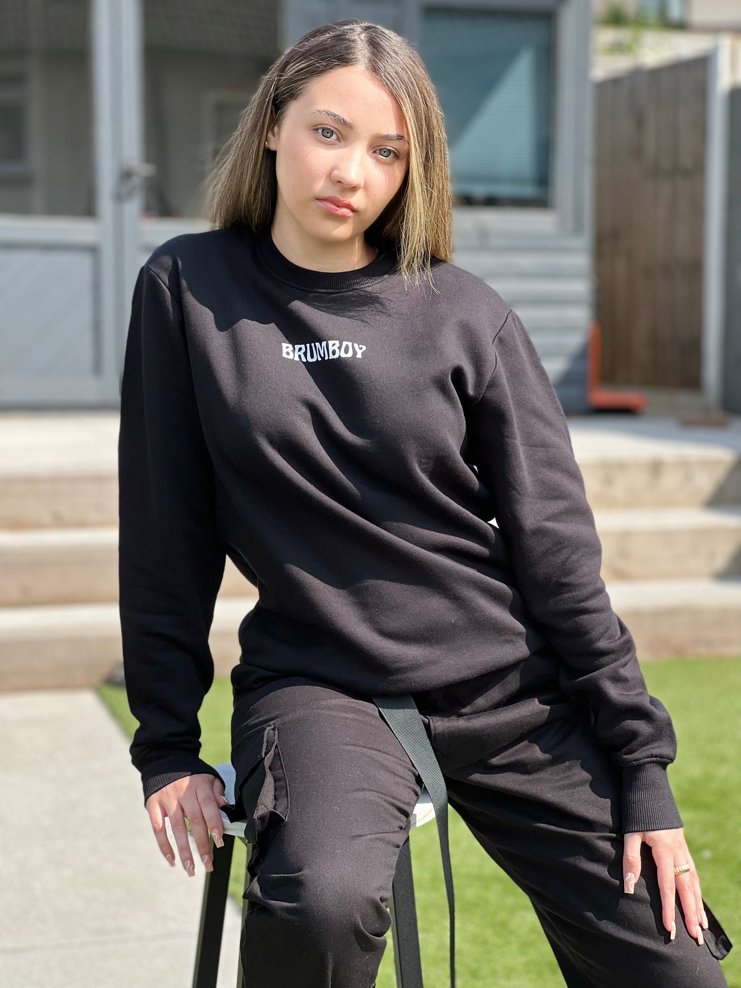 BRUMBOY SKELETON SWEATSHIRT | BLACK