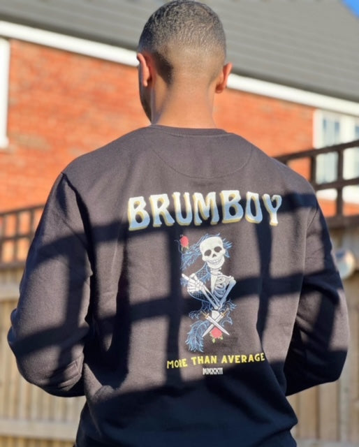 BRUMBOY SKELETON SWEATSHIRT | BLACK