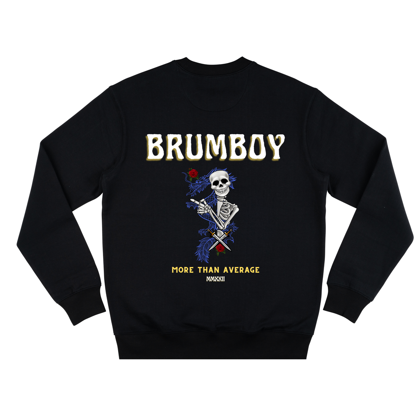 BRUMBOY SKELETON SWEATSHIRT | BLACK